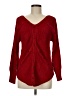 Intrigue 100% Acrylic Red Cardigan Size M - photo 1