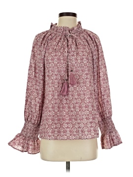 Pomegranate Long Sleeve Blouse