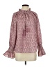 Pomegranate Pink Long Sleeve Blouse Size S - photo 1