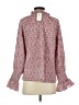 Pomegranate Pink Long Sleeve Blouse Size S - photo 2
