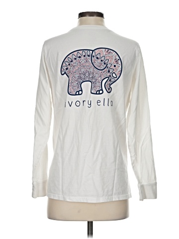 Ivory Ella Long Sleeve T-Shirt (view 2)