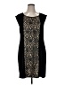 Alfani Animal Print Black Cocktail Dress Size 1X - photo 1
