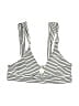 Shein Stripes White Swimsuit Top Size S - photo 1