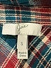 Joie 100% Cotton Plaid Brown Long Sleeve Button-Down Shirt Size S - photo 7