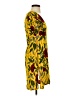 Unbranded Print Yellow Casual Dress Size S (estimated) - photo 4