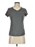 Layer 8 100% Polyester Tweed Gray Active T-Shirt Size S - photo 1