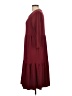 Assorted Brands Solid Burgundy Casual Dress Size L - photo 5