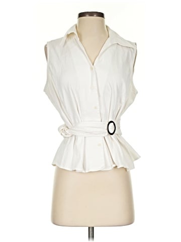 Jones New York Signature Sleeveless Button-Down Shirt (view 1)