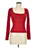 Pink Rose Red Long Sleeve Top Size M - photo 1
