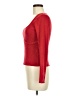 Pink Rose Red Long Sleeve Top Size M - photo 5
