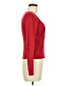 Pink Rose Red Long Sleeve Top Size M - photo 4