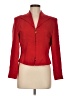 Emily Reger Red Silk Blazer Size 8 - photo 1