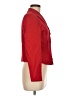 Emily Reger Red Silk Blazer Size 8 - photo 4