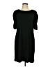 Chico's Solid Black Casual Dress Size Lg (2) - photo 1