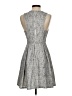 Aqua Tweed Gray Cocktail Dress Size S - photo 2