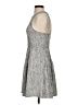 Aqua Tweed Gray Cocktail Dress Size S - photo 5