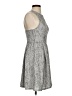 Aqua Tweed Gray Cocktail Dress Size S - photo 4