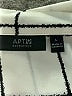 Apt. 9 100% Polyester Checkered-gingham Gray 3/4 Sleeve Blouse Size L - photo 7