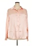 XXI Color Block Pink Long Sleeve Blouse Size XXL - photo 1