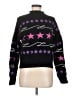 Central Park West 100% Cotton Stars Black Pullover Sweater Size M - photo 1