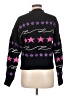 Central Park West 100% Cotton Stars Black Pullover Sweater Size M - photo 2