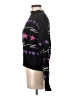 Central Park West 100% Cotton Stars Black Pullover Sweater Size M - photo 5