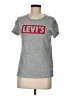 Levi's Solid Gray Short Sleeve T-Shirt Size M - photo 1
