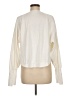 MOUSSY 100% Cotton Ivory Long Sleeve Blouse Size Med (2) - photo 2