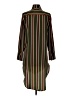 Baloot 100% Polyester Stripes Green Casual Dress Size XS - photo 2