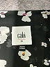 CAbi 100% Polyester Floral Black Long Sleeve Blouse Size M - photo 7