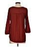 Gap Outlet 100% Polyester Burgundy 3/4 Sleeve Blouse Size S - photo 2