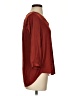 Gap Outlet 100% Polyester Burgundy 3/4 Sleeve Blouse Size S - photo 4