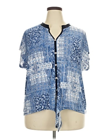 Lavish Short Sleeve Blouse (view 1)