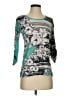 David Cline Floral Teal 3/4 Sleeve T-Shirt Size S - photo 1