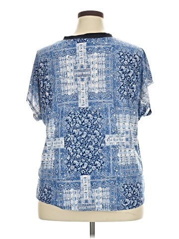 Lavish Short Sleeve Blouse (view 2)