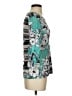 David Cline Floral Teal 3/4 Sleeve T-Shirt Size S - photo 4