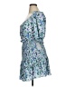 Lush 100% Polyester Paisley Blue Cocktail Dress Size XL - photo 5