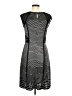 BCBGMAXAZRIA Chevron-herringbone Gray Casual Dress Size M - photo 2