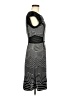 BCBGMAXAZRIA Chevron-herringbone Gray Casual Dress Size M - photo 4