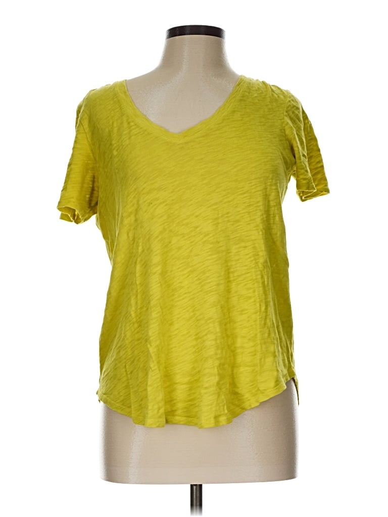 Pre-owned Atm Anthony Thomas Melillo Short Sleeve T-shirt In Yellow