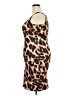 Unbranded Animal Print Brown Cocktail Dress Size XXL - photo 5