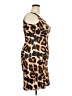 Unbranded Animal Print Brown Cocktail Dress Size XXL - photo 4