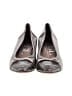 AGL 100% Leather Gray Silver Wedges Size EU (IT) 38 1/2 / US 8 1/2 - photo 2