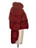 PrettyLittleThing 100% Polyester Red Faux Fur Jacket Size 4 - photo 4