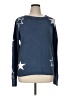 Unbranded 100% Polyester Stars Blue Pullover Sweater Size XL - photo 1