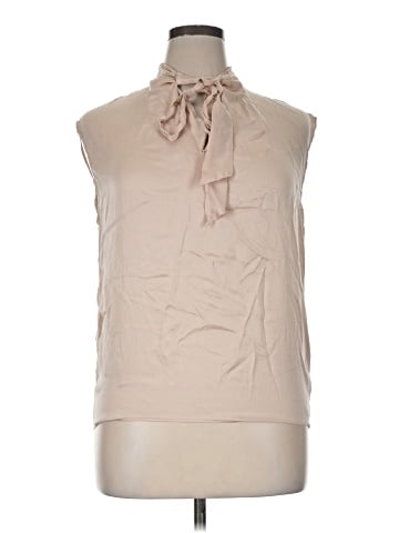 Sandro Sleeveless Silk Top (view 1)