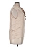 Sandro 100% Silk Tan Sleeveless Silk Top Size XL (4) - photo 4