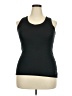 Reebok 100% Polyester Black Active Tank Size 2X - photo 1