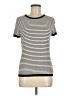 PREMISE Black Short Sleeve Top Size M - photo 1