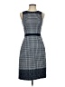 J.Crew Houndstooth Blue Cocktail Dress Size 0 - photo 1